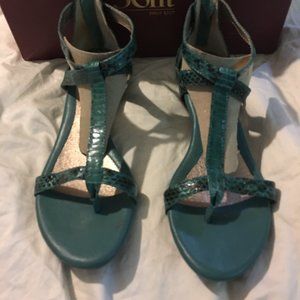 NEW Söfft leather snake textured sandals 9M EUR 40